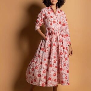 Daydress UK Dakota Dress in Red Poppy